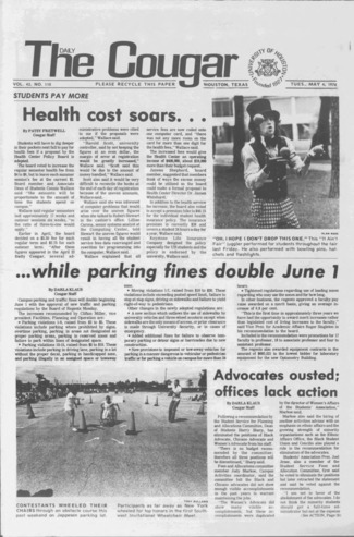 The Daily Cougar. Vol. 42, No. 110, May 4, 1976.