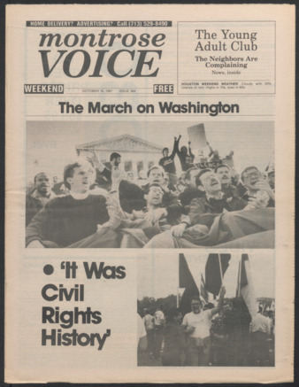 Montrose Voice, No. 364, October 16, 1987