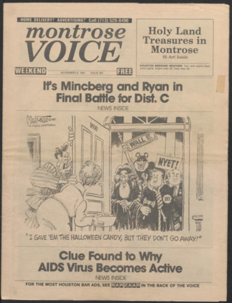 Montrose Voice, No. 367, November 6, 1987