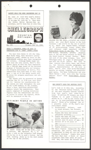 Shellegraph, No. 184, May 13, 1966
