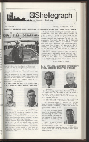 Shellegraph, Vol. 38, No. 4, January 26, 1973