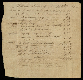Bill to William Lockridge
