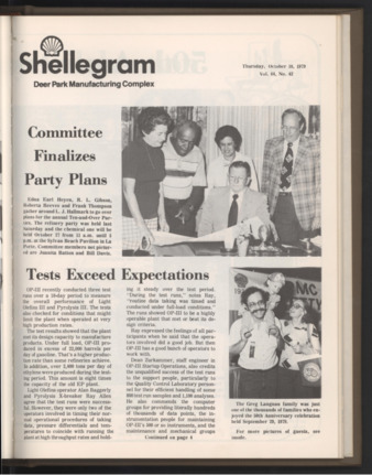 Shellegram, Vol. 44, No. 42, October 18, 1979