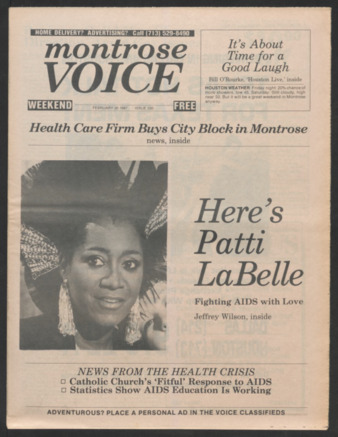 Montrose Voice, No. 330, February 20, 1987