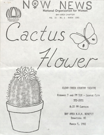 NOW News Bay Area Chapter, Vol. 9, No. 3, March 1981
