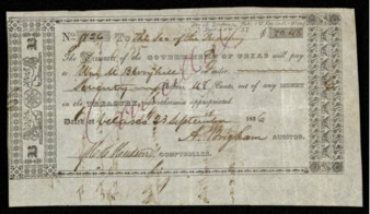 Pay scrip for William M. Berryhill