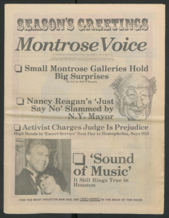 Montrose Voice, No. 374, December 25, 1987