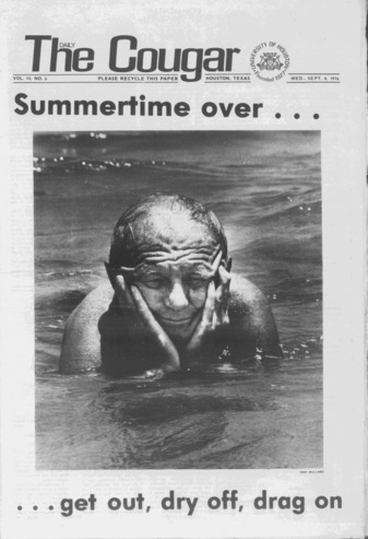 The Daily Cougar. Vol. 43, No. 6, September 8, 1976.