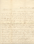 Letter from Mary Jones to Cromwell Anson Jones, 1878 November 1
