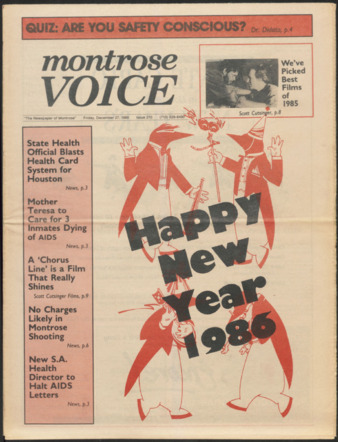 Montrose Voice, No. 270, December 27, 1985