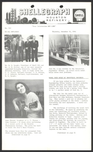Shellegraph, No. 110, December 10, 1964