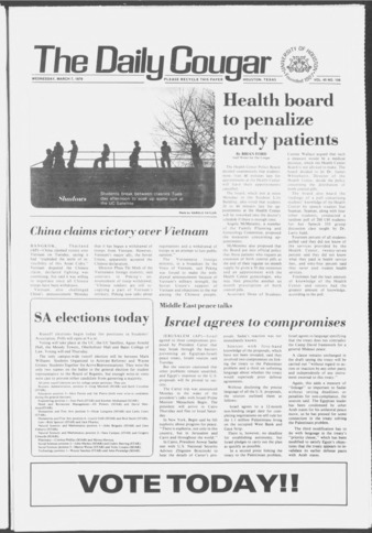 The Daily Cougar. Vol. 45, No. 106, March 7, 1979.
