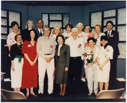 Group portrait with Association for Community Television (ACT) head Marty Lavina