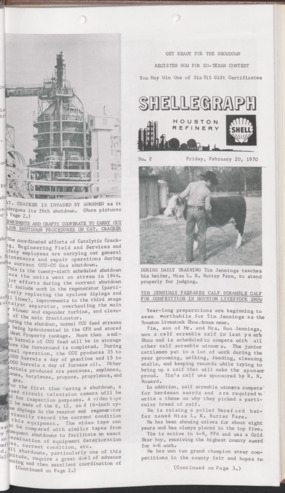 Shellegraph, No. 8, February 20, 1970