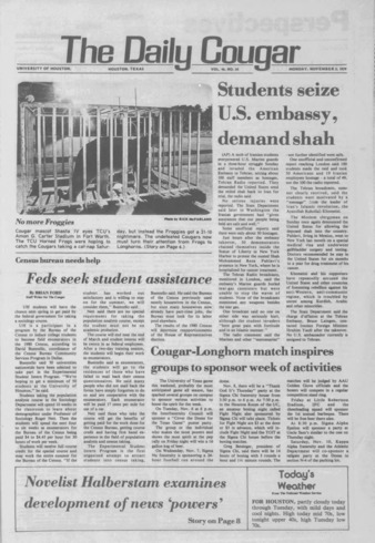 The Daily Cougar. Vol. 46, No. 50, November 5, 1979.