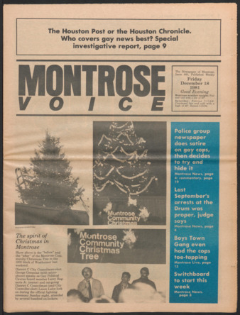 Montrose Voice, No. 60, December 18, 1981