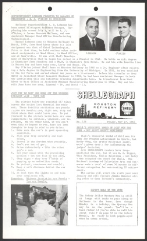 Shellegraph, No. 186, May 27, 1966