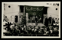 Lt. Cdr. Inglis, the Chairman, welcomes the guests