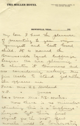 Brownsville Equal Suffrage League