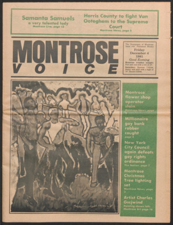 Montrose Voice, No. 58, December 4, 1981