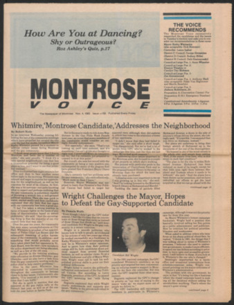 Montrose Voice, No. 158, November 4, 1983