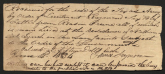 Receipt from Reason Green