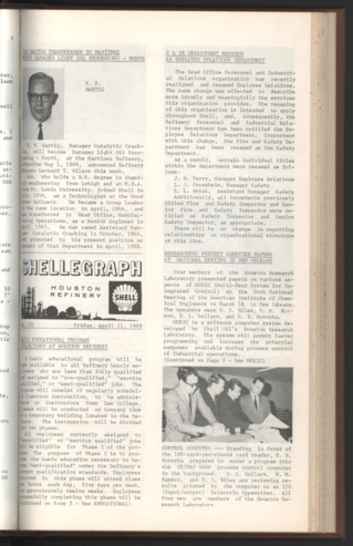 Shellegraph, No. 331, April 11, 1969