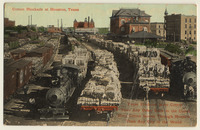 Cotton blockade at Houston, Texas