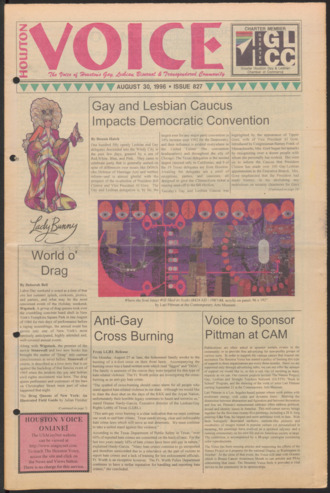 Houston Voice, No. 827, August 30, 1996