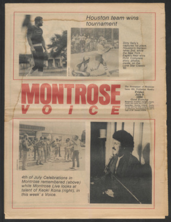 Montrose Voice, No. 89, July 9, 1982