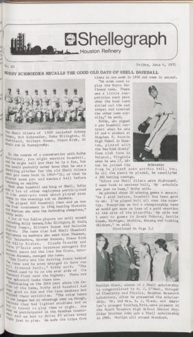 Shellegraph, No. [21], June 4, 1971