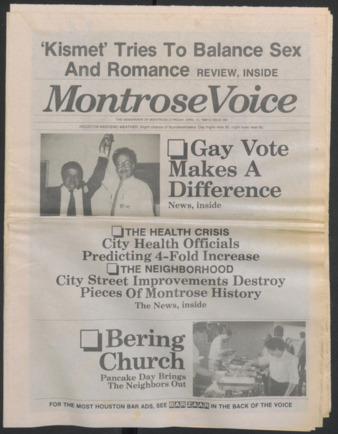 Montrose Voice, No. 390, April 15, 1988