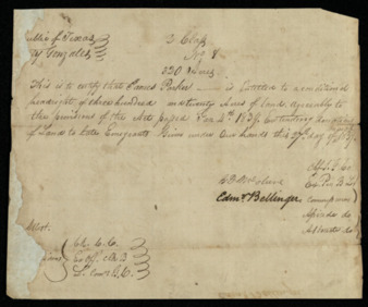 Entitlement to a conditional headright of 320 acres of land in Gonzalez County