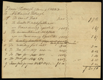 Allowance of accounts in the Isaac Killough estate