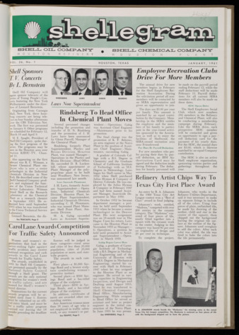 Shellegram, Vol. 26, No. 1, January 1961