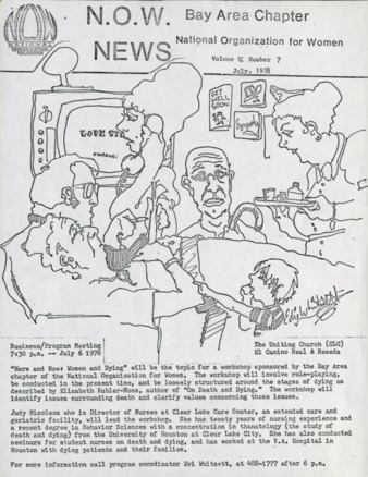 NOW News Bay Area Chapter, Vol. 6, No. 7, July 1978