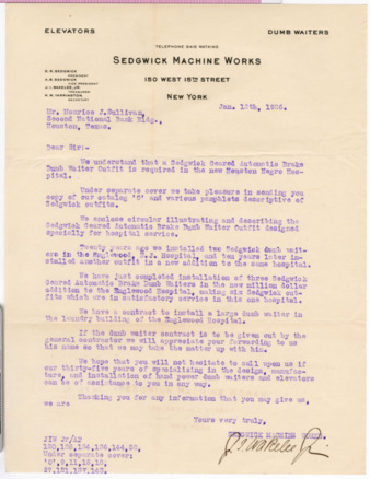Letter from J. I. Wakelee, Jr. to Maurice J. Sullivan, 1926 January 12