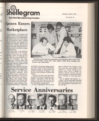 Shellegram, Vol. 44, No. 14, April 5, 1979