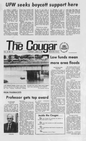 The Summer Cougar. Vol. 39, No. 110, June 21, 1973.