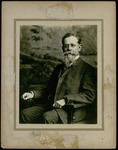 Venustiano Carranza seated, signed portrait