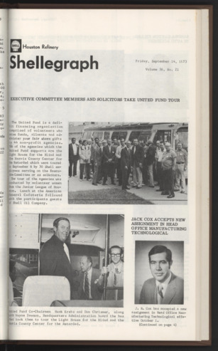 Shellegraph, Vol. 38, No. 21, September 14, 1973
