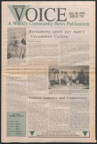 Houston Voice, No. 770, July 28, 1995