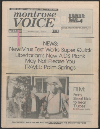 Montrose Voice, No. 358, September 4, 1987