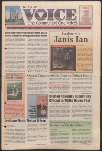 Houston Voice, No. 884, October 3, 1997