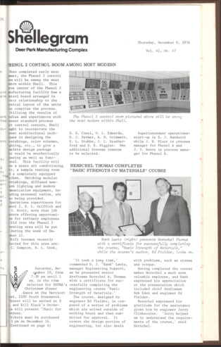 Shellegram, Vol. 41, No. 47, December 9, 1976