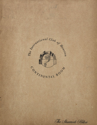 Continental Room dinner menu