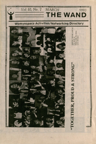 The Wand, Vol. 10, [No. 3], March 1993