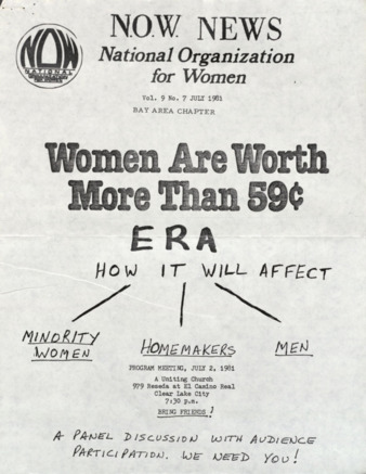 NOW News Bay Area Chapter, Vol. 9, No. 7, July 1981