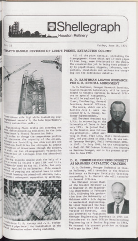 Shellegraph, No. [23], June 18, 1971