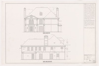 Job 96-11, 1509 Nantucket Drive, Sheet 1: Front and right side elevation